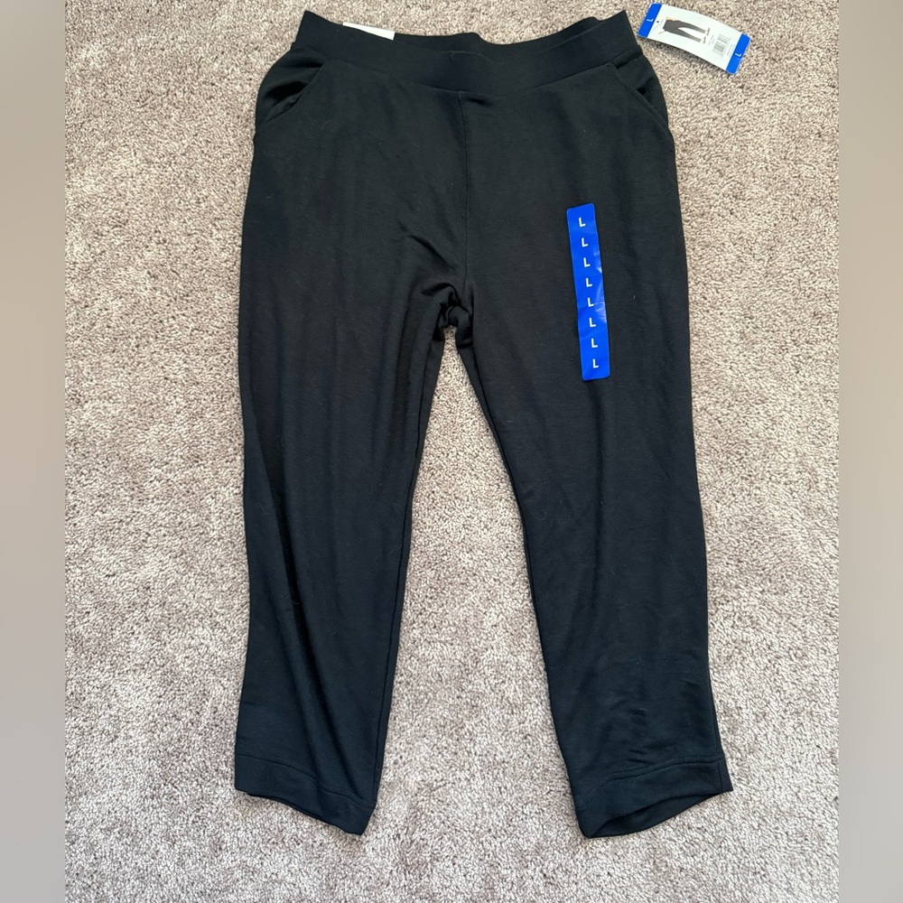 Jessica Simpson Black Sweatpants with Tapered Fit